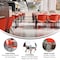 Flash Furniture HERCULES Series 880 lb. Capacity Orange Plastic Stack Chair with Titanium Gray Powder Coated Frame RUT-F01A-OR-GG - alternate 7